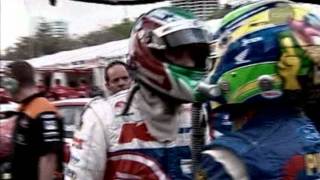 V8 Supercars - Ambrose brake tests Kelly - Bright/Kelly crash - Gold Coast 2004