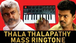 Video thumbnail of "Thala Thalapathy | Mass Bgm Ringtones | Cover By Raj Bharath | #Kaththi |#Viswasam |#VIjay |#Ajith"