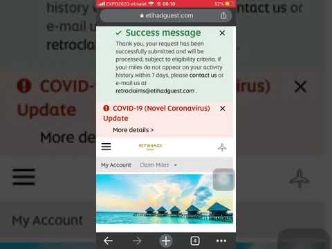 How to claim your missing miles ETIHAD GUST