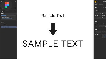 How to scale text or objects in Figma