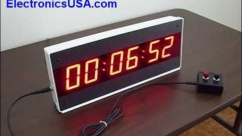 CK-350 Large Count Up Timer LED Display : Electronics USA