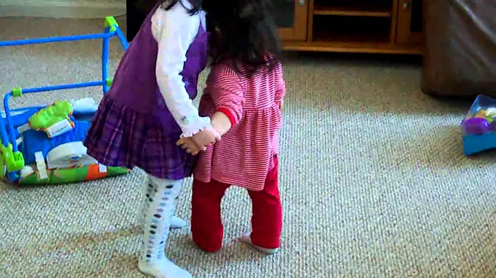 Sisters dancing