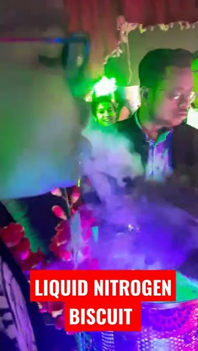 Liquid Nitrogen Biscuit, fire Biscuit, Liquid Nitrogen #nitrogen #liquid