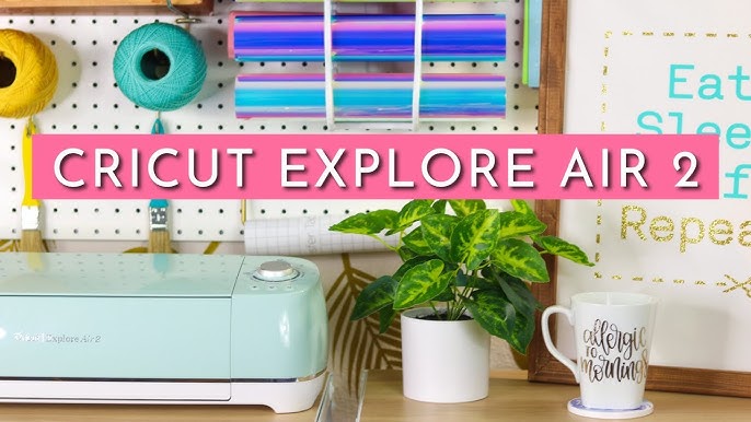 Cricut Explore Air® 2, Mint - Cutting Machine with Easy Printables™ sensor  