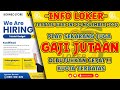 INFO LOKER SMA/SMK TERBARU | BUTUH CEPAT | POSISI TERBATAS #lowonganpekerjaan #lowongan #job