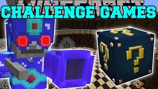 Minecraft: SKELETRON CHALLENGE GAMES  Lucky Block Mod  Modded MiniGame