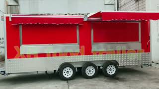 Fully equipped USA CANADA standard food trailer XRFV580 A
