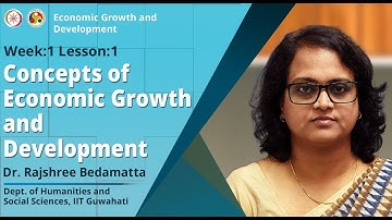 Concepts of Economic Growth and Development