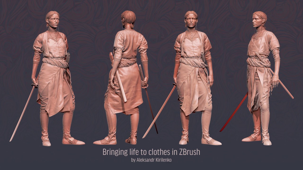 clothes in zbrush