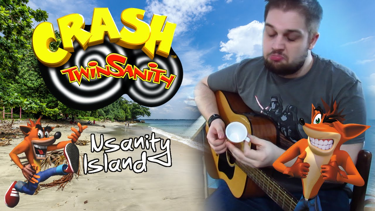 Nsanity Island (Crash Twinsanity) Acoustic/Punk Rock Guitar Cover | Dacian Grada