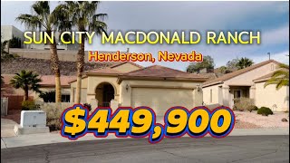 $449,900 Sun City MacDonald Ranch Home, 1,577 Sq. Ft. 3 Bed, 2 Bath #lasvegasrealestate