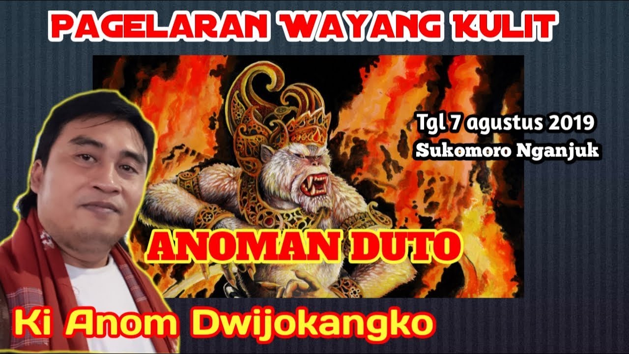 #Livestreaming KI.ANOM DWIJO KANGKO S.Sn (Lakon : Anoman Duto )