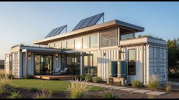 ♻️ Sustainable Container Home: Maximizing Efficiency in a Small Footprint! 🏡✨
