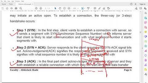 CN,Lecture 67, Connection Management in TCP