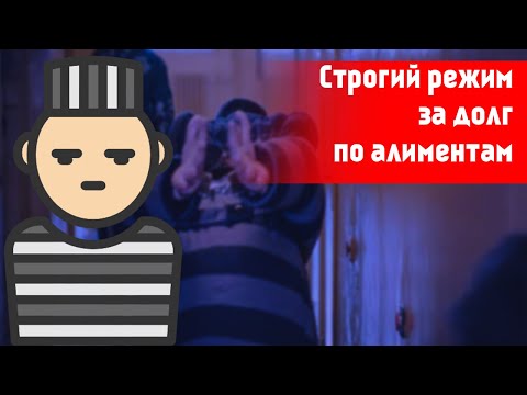 Строгий режим за долг по алиментам!