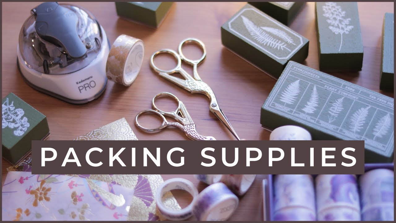 CUTE PACKING SUPPLIES for small online business. Stationery haul YouTube