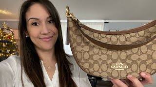 Coach Aria Shoulder Bag | COMPLETE Review: What Fits, Mod Shots, Close Ups and More!