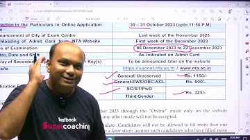 UGC NET Dec 2023 Notification Out | JRF Dec 2023 Application Form Fill Up Details | Ashish Sir