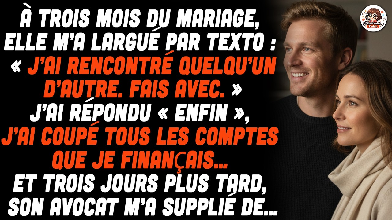 Ma Fiancée M’a Envoyé Un Message : « J’ai Trouvé Quelqu’un D’autre. Accepte-le. »