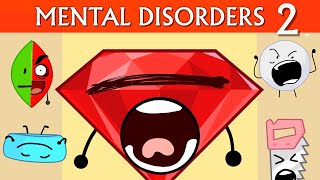 Mental Disorders Portrayed in BFDI | Battle for Dream Island Mental Illness Theory (PART 2)