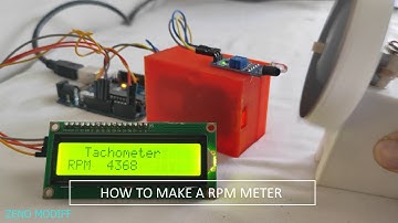 How To Make Rpm Meter Using Arduino (Tachometer).Easy & Simple Project || Tomson Electronics