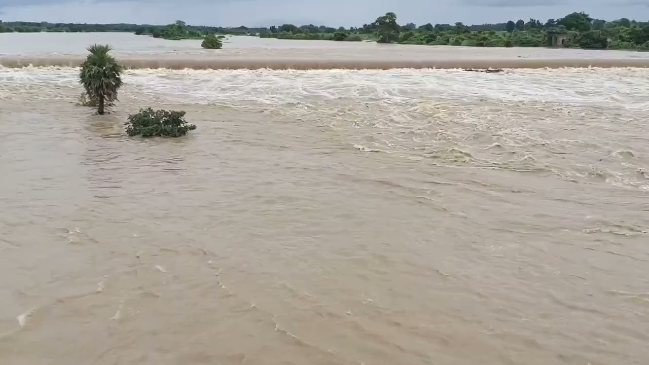 at dornakal bridge view..water heavy floating
