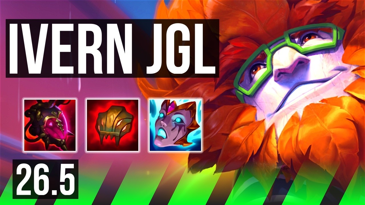 Watch Ivern beat Aatrox in Korean Master! 
Highlights: Good KDA: 10/1/16. 
Learn what runes to use, what items to build, understand how to clear, invade, gank, teamfight, and outplay your opponents as #Ivern. 
/// #LeagueOfLegends high elo replay 
 
Thank you for watching! 
Did you learn something new? Share it in the comments! 
If you liked this video, please leave a thumbs up, if you disliked it, be sure to give me feedback in the comments. I appreciate your support! 
 
~~~| DOMISUMREPLAY |~~~ 
High elo replays for every role and champion. Improve your gameplay. Many uploads per day. 
 
~~~| WATCH MORE |~~~ 
Main channel: https://www.youtube.com/channel/UChkYqBSmrYsPjOTK2N4pdWg?sub_confirmation=1 
Ivern channel: https://www.youtube.com/channel/UC0bsKvswId6Nm8TF9bz2stg?sub_confirmation=1 
 
More replays of: 
- Ivern vs Aatrox: https://www.youtube.com/playlist?list=PLdlTY5VEX93a6T1TKjuABHWS4galgTKVG 
- Ivern JUNGLE: https://www.youtube.com/playlist?list=PLdlTY5VEX93bPioGoj1705KLHBDlTHqyt 
 
~~~| MATCH INFO |~~~ 
GAME TYPE: Ranked Solo/Duo 5v5 
REGION: KR 
AVERAGE RANK: Master 
SEASON: Season 2026 
PATCH: 26.5 
 
~~~| SPECTATED PLAYER |~~~ 
CHAMPION: Ivern 
RANK: Diamond I 
RIOT ID: 아이번맨 # 666 
OP.GG: https://op.gg/summoners/kr/%EC%95%84%EC%9D%B4%EB%B2%88%EB%A7%A8-666 
RUNES: PRECISION - Press The Attack, Triumph, Legend: Haste, Cut Down; DOMINATION - Cheap Shot, Ultimate Hunter (Attack Speed + Adaptive Force + Health Scaling) 
 
~~~| OPPONENT |~~~ 
CHAMPION: Aatrox 
SKIN: Mecha Aatrox 
RANK: Master 
RUNES: PRECISION - Conqueror, Triumph, Legend: Haste, Last Stand; INSPIRATION - Cosmic Insight, Magical Footwear (Adaptive Force + Adaptive Force + Health Scaling) 
 
I am not one of the summoners playing in the matches uploaded to this channel, so I am unfortunately unable to answer questions about decisions made by the summoners in the game. 
 
played at 2026-03-04 14|12|58 (CET); rec on sd-kiwi at 2026-03-10 23|53|38 (CET); mtdt at 2026-03-11 00|36|01 (CET); KR-8118743508-JUNGLE-RED