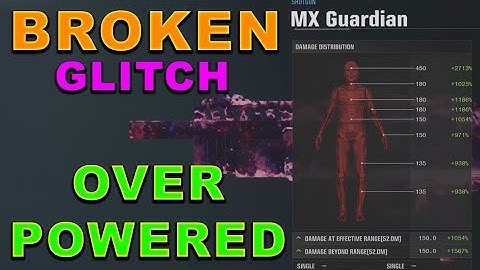 BMAN: THIS IS OVERPOWERED! +2713% DAMAGE GLITCH: BROKEN MX GUARDIAN GLITCHED BUILD WARZONE TUTORIAL