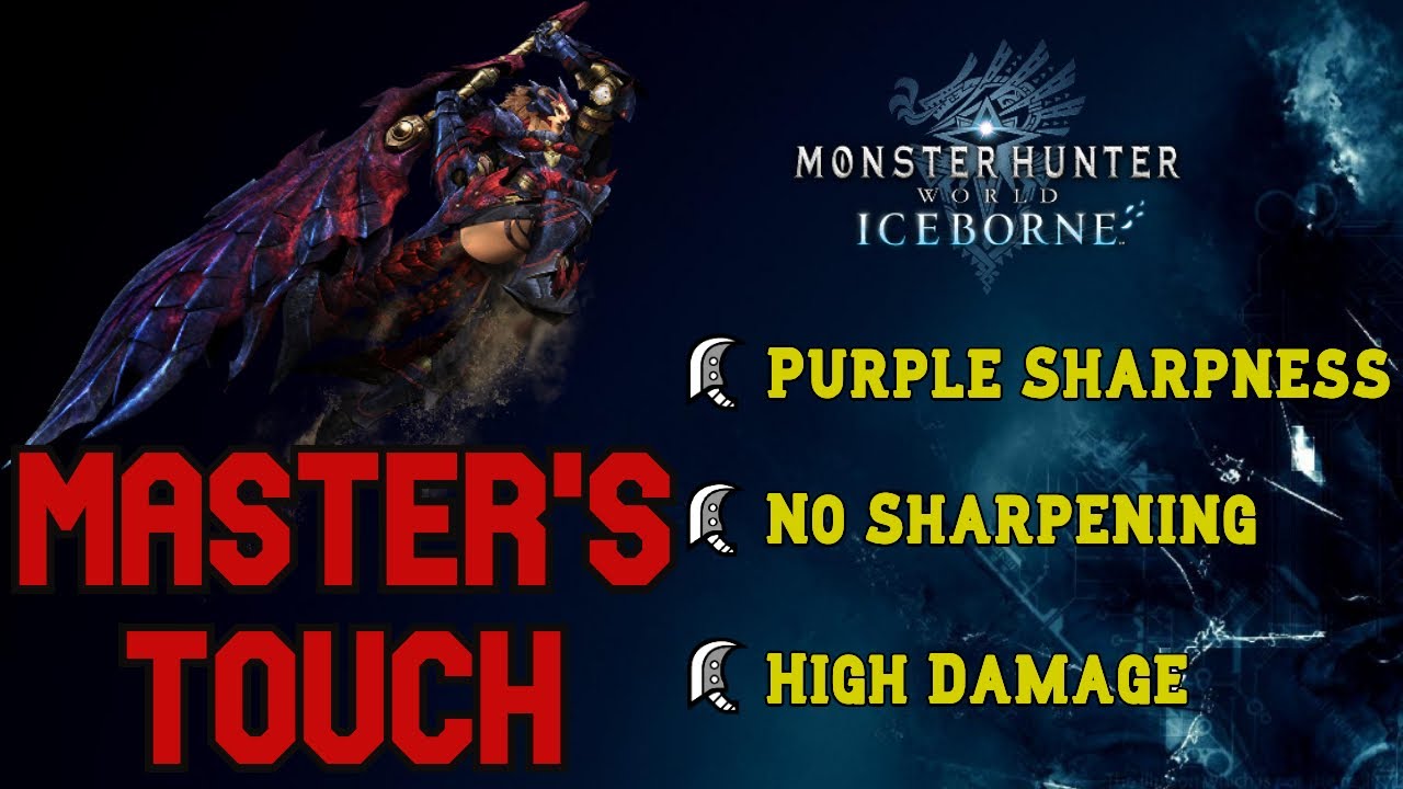 Master's Touch | Great Sword Build | Monster Hunter World: Iceborne
