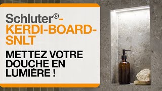 Mettez votre douche en lumière avec Schluter®-KERDI-BOARD-SNLT avec éclairage à DEL LIPROTEC ! by Schluter-Systems North America / Amérique du Nord 708 views 7 months ago 55 seconds