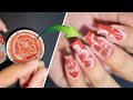 Water marble nailart tutorial  water marble nails at home  tejasvini valvi