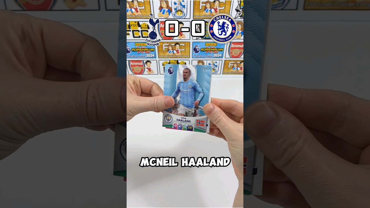 TOTTENHAM VS CHELSEA Pack Prediction | Adrenalyn XL 2023/24 Premier League Match Prediction
