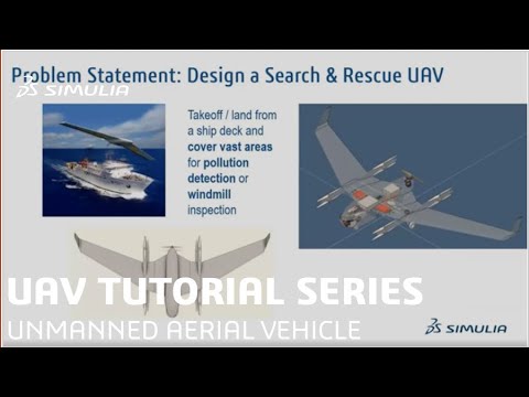 Design a Search & Rescue Unmanned Aerial Vehicle UAV | SIMULIA Educational Simulation Series 1/18