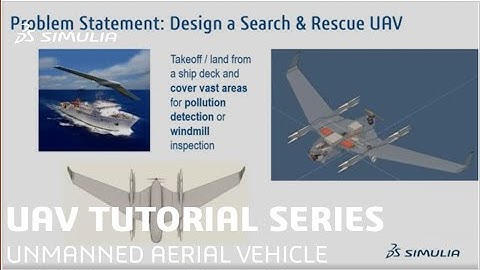 Design a Search & Rescue Unmanned Aerial Vehicle (UAV) | SIMULIA UAV Tutorial (1/18)