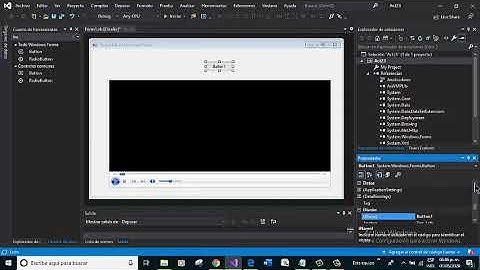 Abrir vídeo dentro de un formulario en Visual Studio 2019