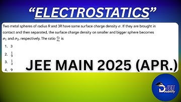 Two metal spheres of radius R and 3R have same surface charge density σ. If...| Doubtify JEE