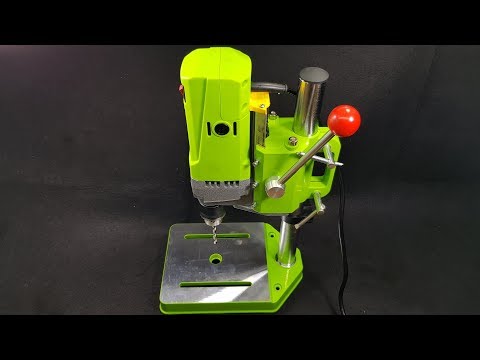 Test Mini Bench Drill Press MINIQ - For DIY Wood Metal