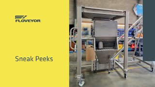 Mobile Bulk Bag Unloader with Sack Tip