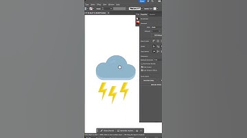 How I Designed a Weather Icon Pack in 30 Seconds | #adobeillustrator #timelapse #shorts