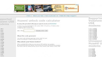 Huawei unlock code calculator