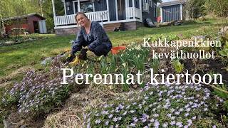 Perennat kiertoon - kukkapenkkien keväthuollot