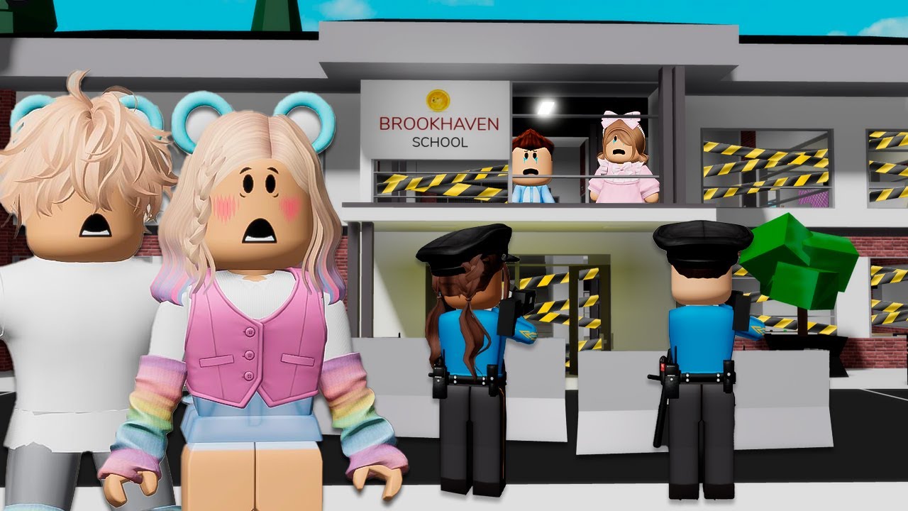 A ESCOLA DA MINHA FILHA ESTA EM CONFINAMENTO! Então nós INVADIMOS em Brookhaven