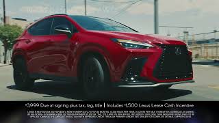 New 2025 Lexus Nx 350 Awd June Lease Offer