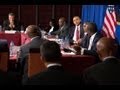 President Obama Speaks at a Business Leaders Forum in Tanzania