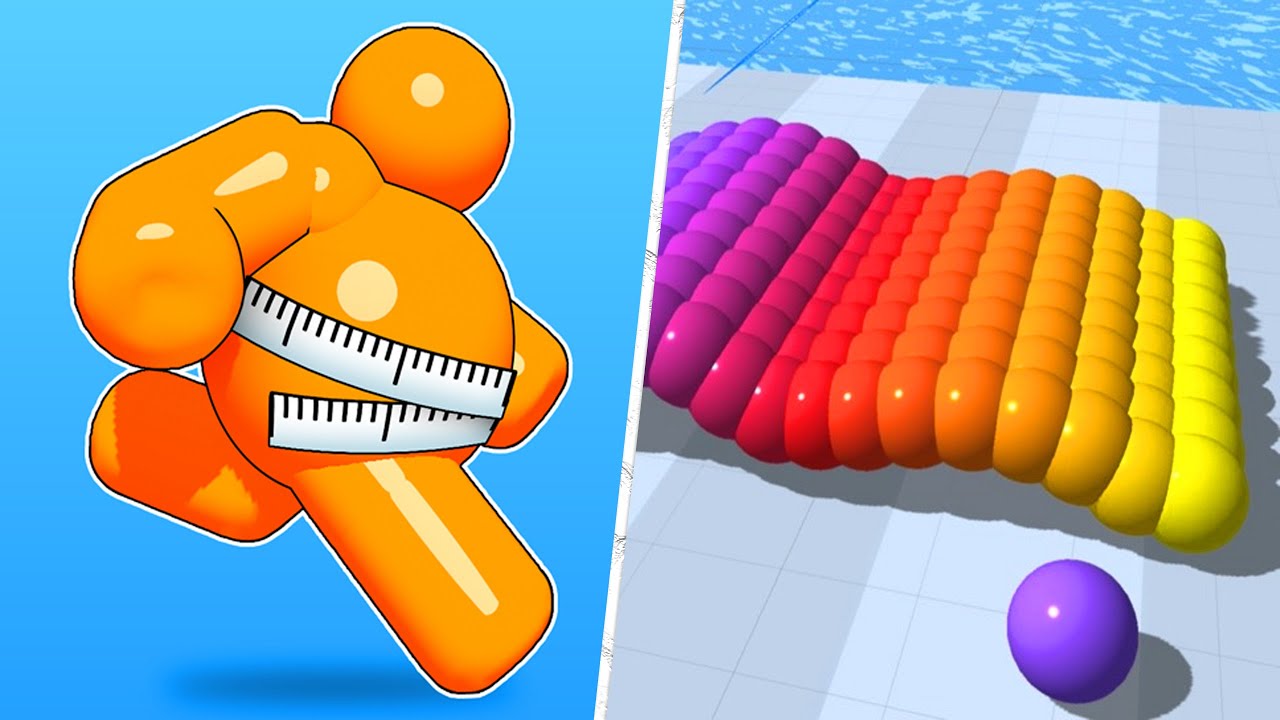 New Satisfying Mobile Game Max Levels: Tall Man Run VS Canvas Run Top Gameplay Android,IOS