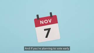 Make a Plan to Vote: Midterm Election 2022!
