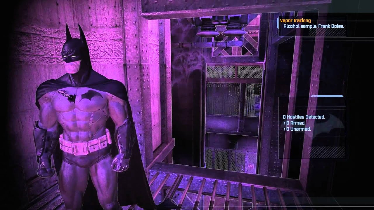 Batman Arkham Asylum Playthrough Part 4 Elevator Ascent [1080 HD PC