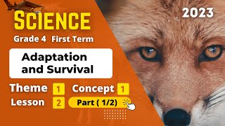 Grade 4 | Science | Unit 1 - Concept 1 - Lesson 2 - Part (1/2) | Types of Adaptations