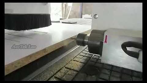 Acctek ATC cnc router with horizontal spindle drilling