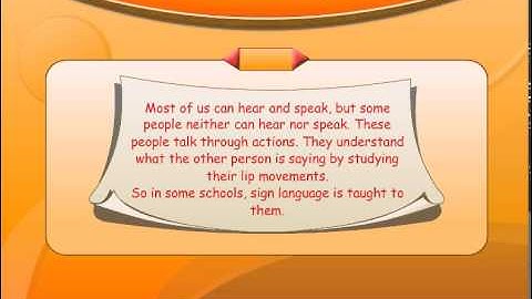 Saying Without Speaking